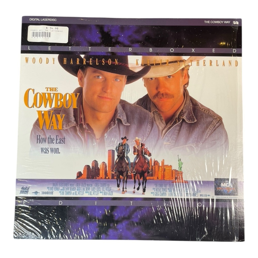 The Cowboy Way How The East Was Won Laser Disc Movie